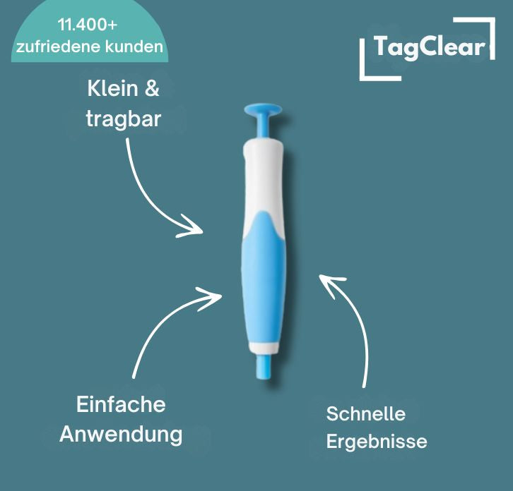 TagClear™ – Schmerzfreie Hautlappenentfernung